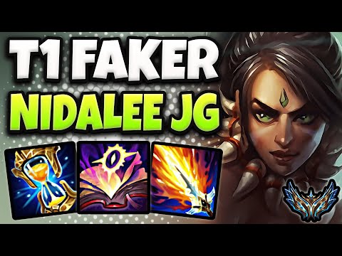 T1 Faker Nidalee vs Lee Sin [ Jungle ] Patch 14.17 Korea Challenger ✅