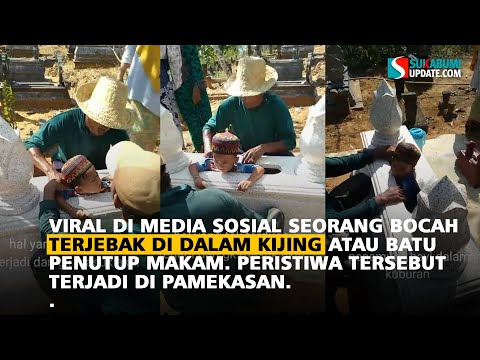 Viral Bocah di Pamekasan Terjebak Kijing, Warganet: Real Terjebak dalam Kubur