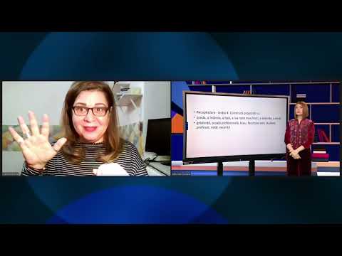 TeleŞcoala: Limba semnelor române – lecţia 5 (@TVR2)