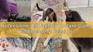 Recensione del Taglory Collare Gatto Riflettente, 2 Pezzi Collari per Gatti Antistrozzo con Campanel