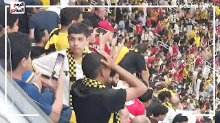 شاهد صدمة جمهور اتحاد جده بعد تصدي الشناوي لركلة جزاء بنزيما