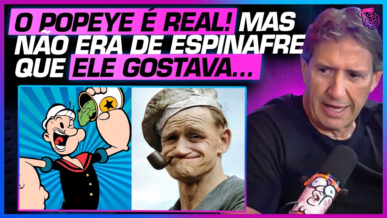 CONHEÇA a HISTÓRIA do VERDADEIRO MARINHEIRO POPEYE! - JORGE DE SOUZA