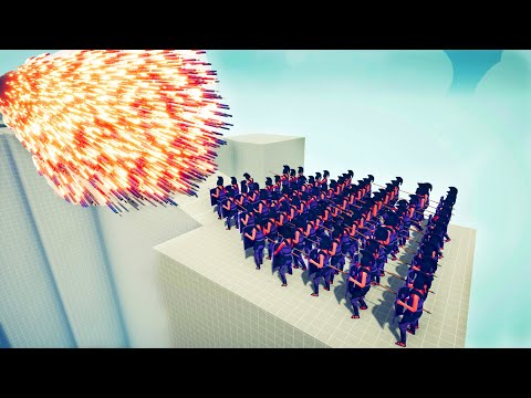 300x SPARTANS vs GODS DEFEND THE CASTLE - Totally Accurate Battle Simulator TABS