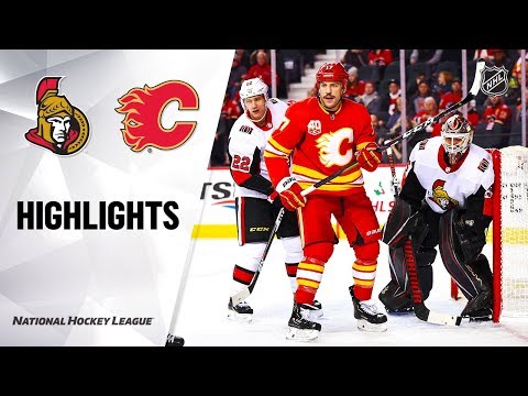 NHL Highlights | Senators @ Flames 11/30/19