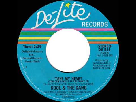 1981 HITS ARCHIVE: Take My Heart - Kool & The Gang (stereo 45 single version--#1 R&B hit)