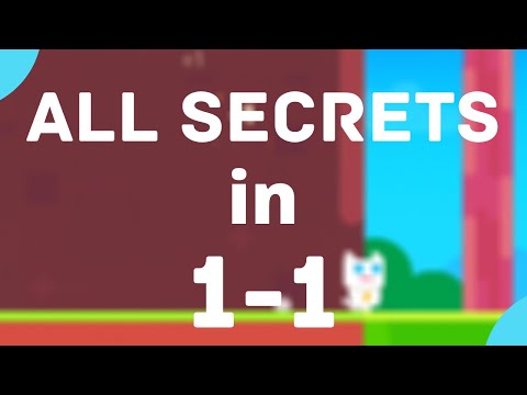 Super Phantom Cat 2 All Secrets in 1-1 - WALKTHROUGH
