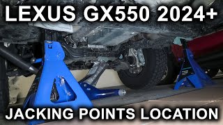 Lexus GX550 & Toyota Land Cruiser (2024-2025): Jacking Points Location! Front And Rear.