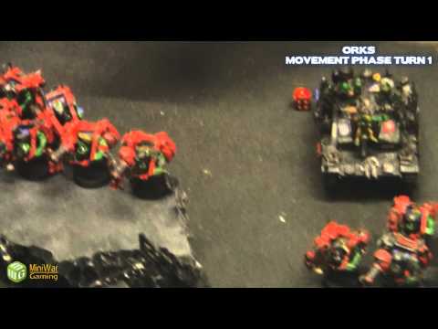 Orks VS Blood Angels Warhammer 40k Battle Report - Banter Batrep Part 1/4
