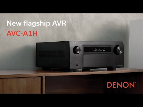Denon's new flagship AVR, the AVC-A1H technical introduction