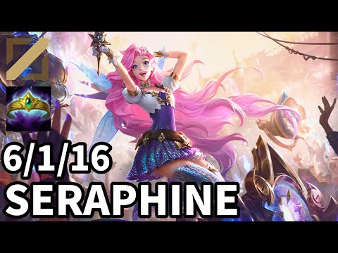 Seraphine Mid vs Azir - Ranked Master - Patch KR 12.16