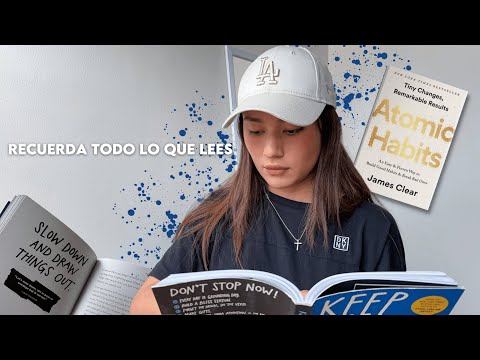 Aprende a recordar todo lo que lees en 7 pasos simples 📚 l comprensión lectora + tips de estudio