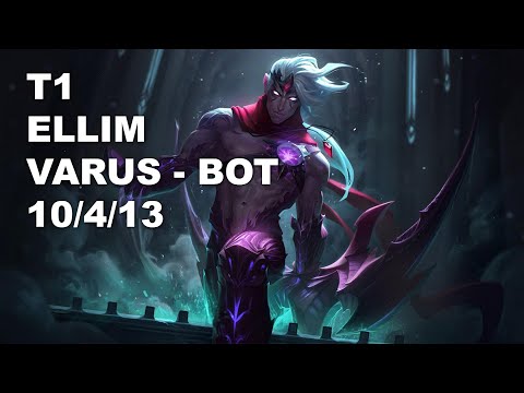 T1 Ellim Bot Varus vs Kai'Sa - KR Grandmaster Patch 10.9