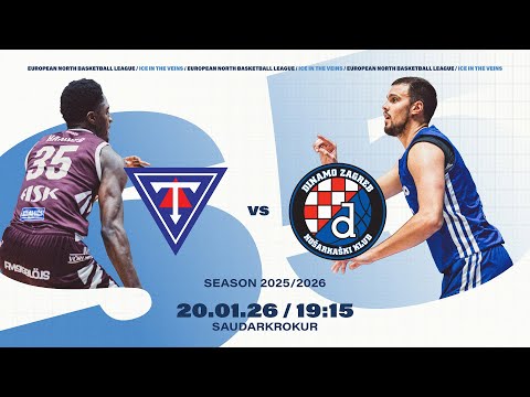 Tindastoll v Dinamo Zagreb |  Jan 20, 2026, 7:15 PM | ENBLeague 2025/26