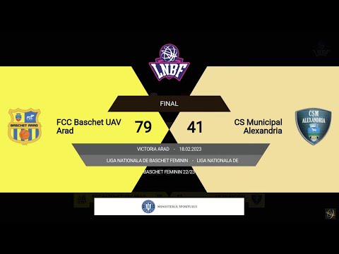 LNBF 2022-2023: FCC Baschet UAV Arad -  CSM Alexandria
