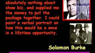 MAC MCALLISTER JOURNAL-Remembering Solomon Burke...