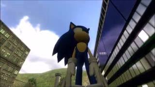 A conversation with a giant Sonic