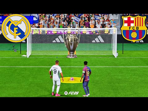 FC BARCELONA VS REAL MADRID FIFA 25 PENALTY SHOOTOUT FINAL