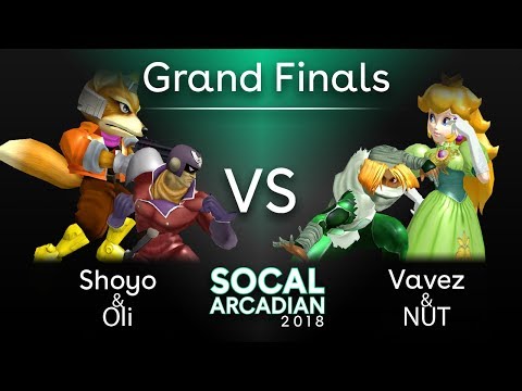 SoCal Arcadian 2018 - Shoyo / Oli (Red) VS Vavez / Nut (Green) - SSBM Grand FInals