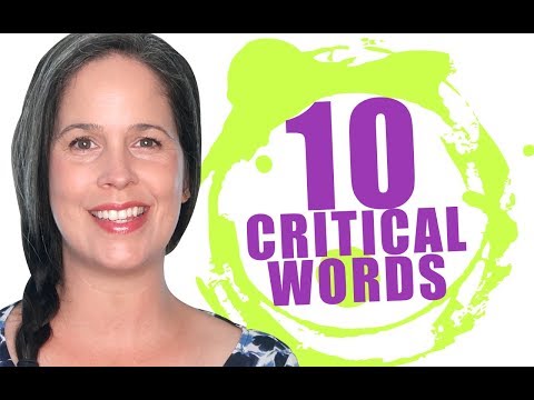 美式發音最常用的 100 個單字：no.41-50 (ENGLISH: 10 Critical Words!)