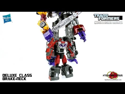 Video Review of the Transformers Combiner Wars: Deluxe Class Brake-Neck (aka Wildrider)