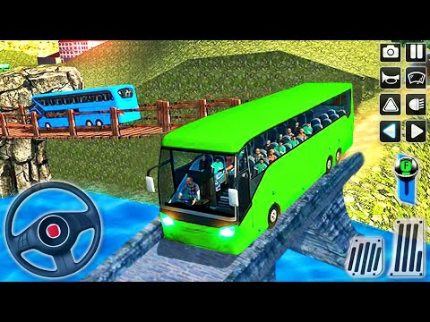 Offroad Coach Bus Driver Simulator - Uphill Bus Tourist Driving - Android GamePlay