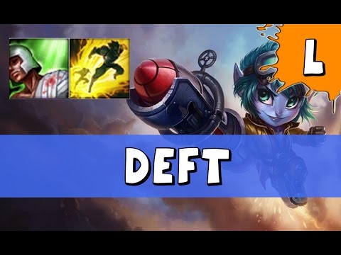 Deft as Tristana vs Ezreal ADC - HIGHLIGHTS - League of Legends