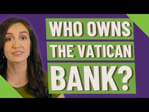 Who Really Owns the Vatican Bank?