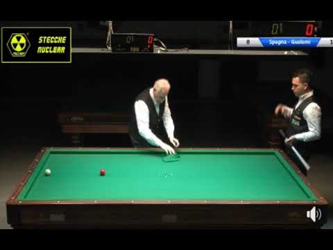 GUALEMI vs SPAGNA - SEMIFINALE 2°TROFEO BILIARDO MODENA GIOCHI 2018 PISTOIA