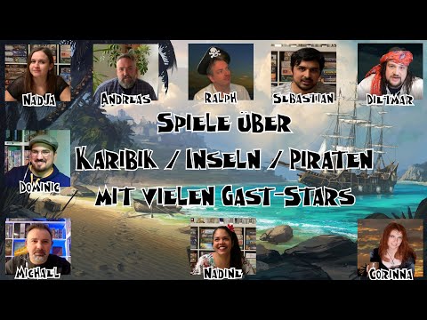 Brettspiele über Karibik / Inseln / Piraten mit vielen Gästen