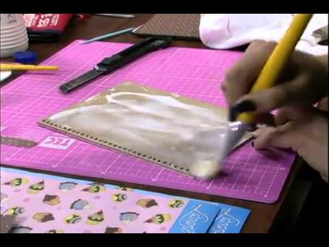 Caderno de receitas com Scrap - Artesã Marisa Magalhães - Aquarela Brasil Tintas - Parte 1/2