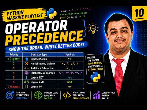 Python Video 10 Operators Precedence