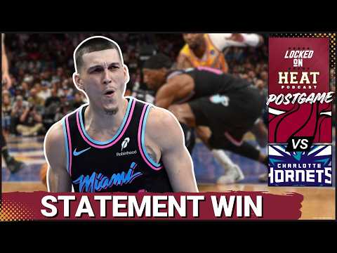 STATEMENT: Miami Heat Beat Buzzing Hornets as Tyler Herro & Bam Adebayo Step Up | Miami Heat Podcast