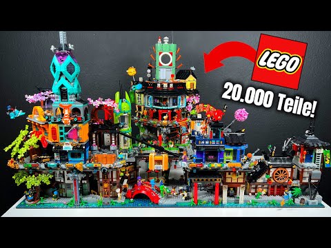 XXL: Alle LEGO Ninjago City Sets verbinden! | Review 'Ninjago City Markets' Set 71799