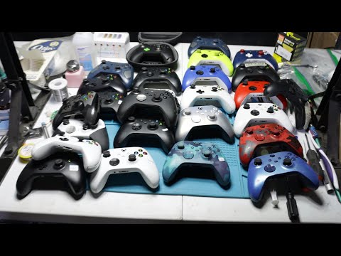We bought 26 Broken Xbox Series & One Controllers! Can We Fix Them?