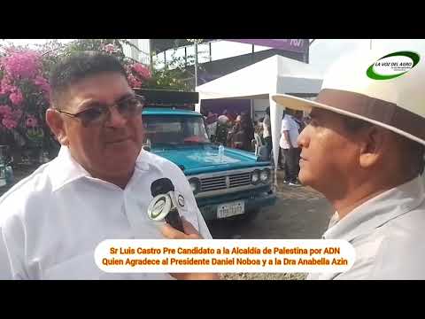 Luis Castro Precandidato a la Alcaldía del Cantón Palestina - Guayas. En Vivo para La Voz del Agro