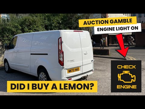 Bargain or disaster? We just bought a Ford Transit Custom with an ENGINE LIGHT ON