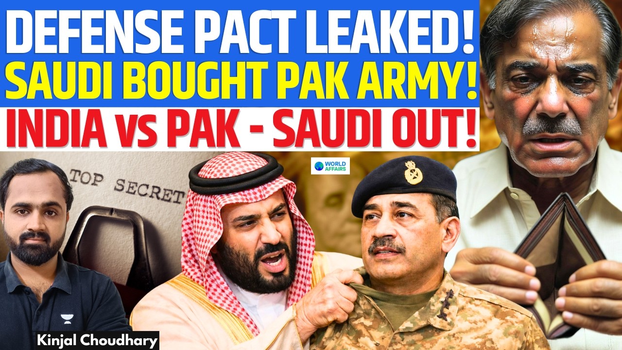 Saudi-Pakistan Defence Pact LEAKED: Pakistan Fights for Saudi Money, No Help vs India | Kinjal