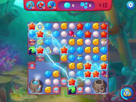 Fishdom Hard level 2958 no boosters フィッシュダム [Friend's]