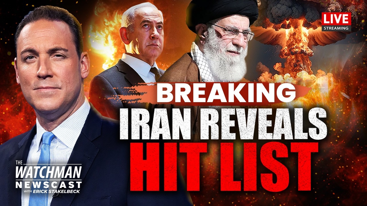 Iran Airs “Hit List” of Israeli Leaders, Launches MAJOR Naval Drills | Watchman Newscast LIVE