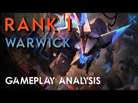 Rank 1 Warwick Gameplay Analysis - Think like a Challenger Jungler (ParnellyX)