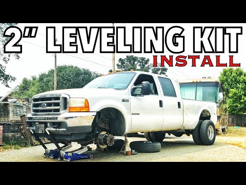 Mod #2 - 2001 F350 Project - 2” Leveling Kit install LOOKS SO MUCH BETTER