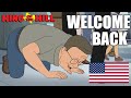 Hank Arrives Back To The U S