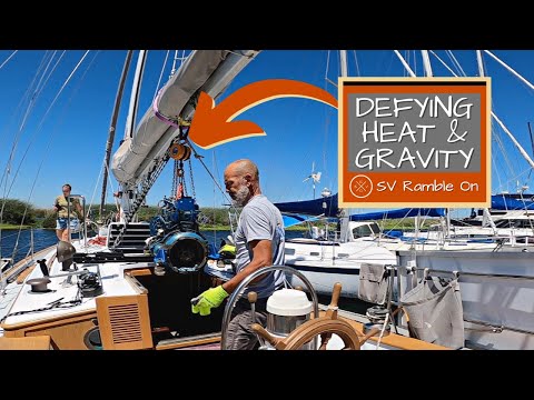 Triumph of Teamwork: 500-Pound Engine Lifted Alone | SV Ramble On