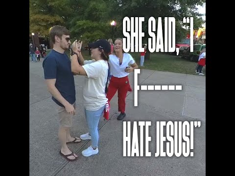 She said, "I f------ hate Jesus!"
