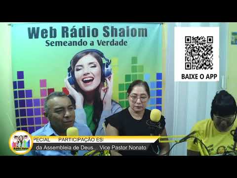 Pastor Nonato e Esposa Claudete na Rádio Shalom