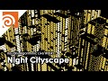 Houdini Algorithmic Live #042 - Night Cityscape with Wave Function Collapse