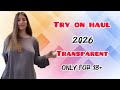 Try On Haul See Through Leggings Transparent Yoga Clothes Transparent Bikini Haul Plus Size Try