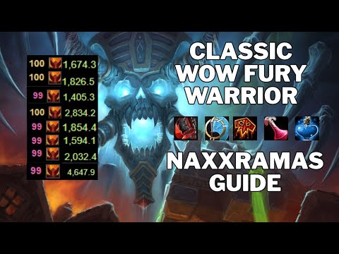 How can I do more DPS in Naxxramas as a Fury Warrior? Classic WoW Raiding Guide