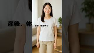 産後の私、もはやふわふわ生きもの。これがMy Body♡#育児あるある#育児#産後#ai動画