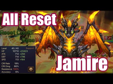 【Summoners War | Curry's RTA】All Reset Jamire, he is anti giana & wind art master!